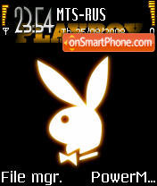 Playboy Logo 02 tema screenshot