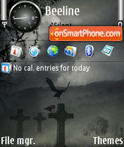 Dreaming Blue default tema screenshot