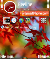 Red Vista theme screenshot