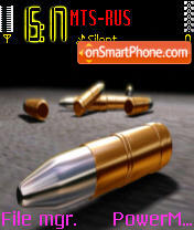 Bullets tema screenshot