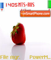 Strawbery tema screenshot