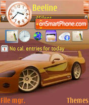 Brown Ferrari theme screenshot