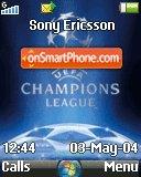 Champions League tema screenshot