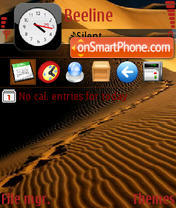 Capture d'écran Sahara thème