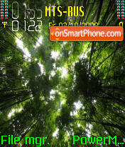 Jungle theme screenshot