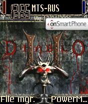 Diablo 2 tema screenshot