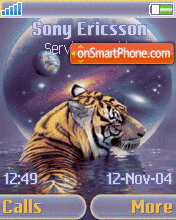 Tiger Animated 02 es el tema de pantalla