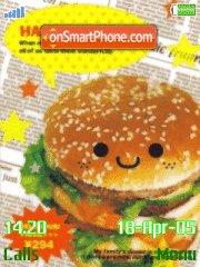 Happy Burger tema screenshot