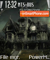 Скриншот темы Haunted Housen