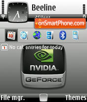 Скриншот темы Nvidia 02