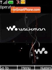 Capture d'écran Black Walkman 01 thème