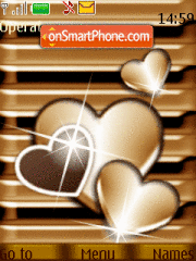Hearts animated theme screenshot