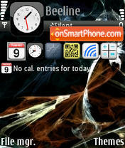 Abstrakt_iPhone tema screenshot