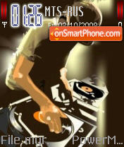 Hey Dj tema screenshot