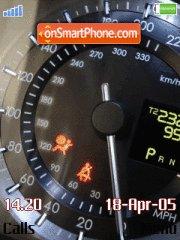 Speedometers tema screenshot