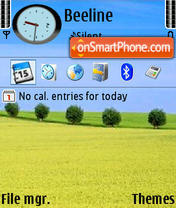 Natural Divide tema screenshot