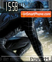 Black Spidey tema screenshot