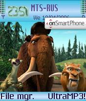 Ice Age 2 theme screenshot