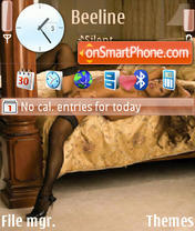 Chocolate Girl tema screenshot