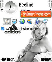 Capture d'écran Adidas 31 thème