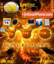 Walkman 08 theme screenshot