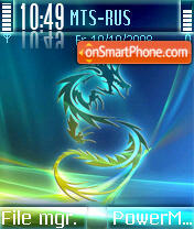 Vista Dragon theme screenshot