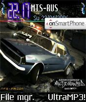 Need for Speed Most Wanted tema screenshot