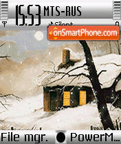 Snow 05 tema screenshot