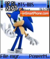 Скриншот темы Sonic 07