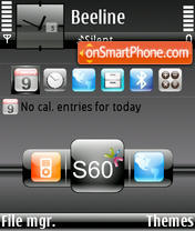 Capture d'écran S60 thème