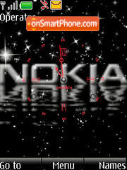 Скриншот темы SWF black nokia