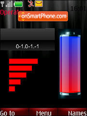 SWF clock $ indicators es el tema de pantalla