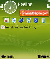 N73 Default tema screenshot
