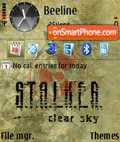 Stalker 12 tema screenshot