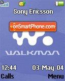 Walkman Blue 01 Theme-Screenshot