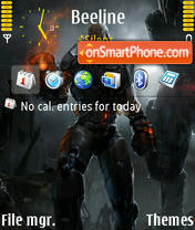 Quake4 01 theme screenshot