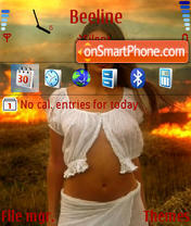 Firegirl tema screenshot