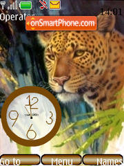 Скриншот темы SWF clock leo