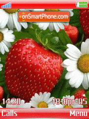 Strawberry es el tema de pantalla