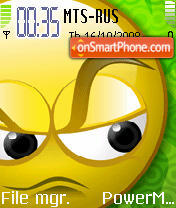 Angry theme screenshot