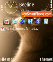 Cat default es el tema de pantalla