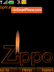 Zippo Animated tema screenshot