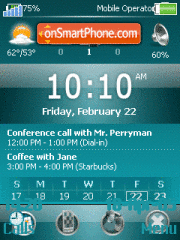 Calendar Animated tema screenshot