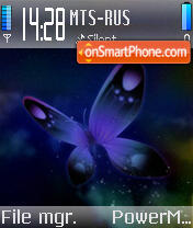 Butterfly 137 tema screenshot