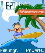 Surfer theme screenshot