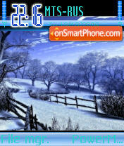 Capture d'écran Winter 04 thème