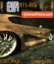 Скриншот темы Nfs Car
