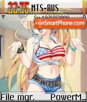 Скриншот темы American Babe