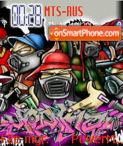 Grafitti tema screenshot