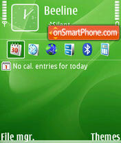 Classic Green tema screenshot